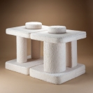 Wigiwama Kindersofa Teddy Cream white