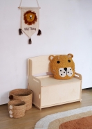 Kidsdepot Flechtkörbe Pola 2er Set Pompons