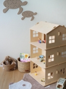 Kidsdepot Flechtkörbe Pola 2er Set Pompons