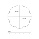 klappbare Aesthetic Spielmatratze Wolke braun