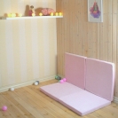 klappbare Aesthetic Spielmatratze Quadrat ecru