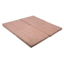 klappbare Aesthetic Spielmatratze Quadrat puderrosa