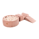 Cord Aesthetic Schaumstoffbausteine puderrosa + Bällebad + 200 Bälle