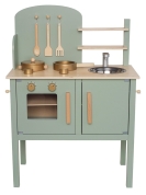 Jabadabado Holz Spielküche grün