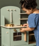Jabadabado Holz Spielküche grün