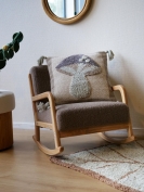 Kidsdepot Teppich Blatt Leaf beige