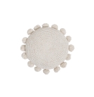 Kidsdepot Häkelkissen Lyan weiß Pompons