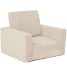 Kids Concept Kindersessel ausklappbar cremeweiß