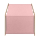 Meowbaby Holz Spielhaus natur-rosa