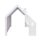 Meowbaby Holz Spielhaus weiß-blau