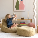 Wigiwama Sitzsack Bär Boucle Teddy Matcha