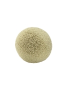 Wigiwama Boucle Teddy Ball Kissen Matcha grün