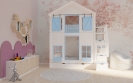 Hochbett Haus Laura mit Dachziegeln