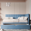 Polsterbett Chase mit Bettkasten