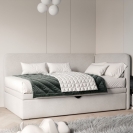 Ausziehbares Polsterbett Zuma mit Schublade