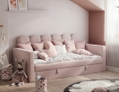 Polsterbett Alia III mit Bettkasten