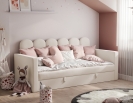 Polsterbett Alia III mit Bettkasten