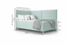 Polsterbett Milan mit Bettkasten