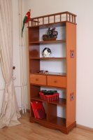 Bücherregal Pirat braun