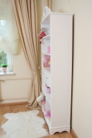 Bücherregal weiß Kristallserie 1