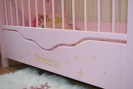 Babybett Prinzessin in rosa
