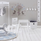 Kindertisch weiß Star