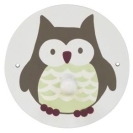 Kleiderhaken Eule weiß