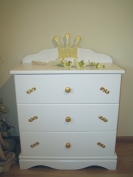 Kommode Prinzessin weiß