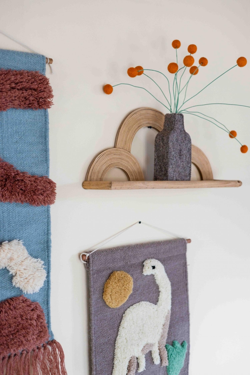 Set Mit 4 Runden Wandregalen – Schwebendes Design, Weiß Hochglanz, Für Deko & Stauraum