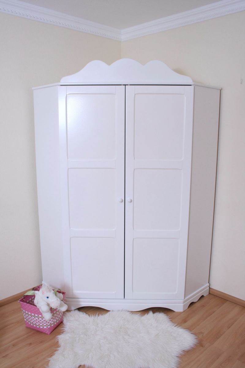 Eckschrank weiß