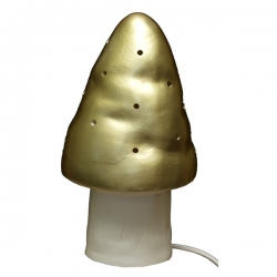 Pilzlampe gold