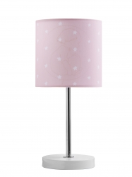 Tischlampe kleine Sterne rosa