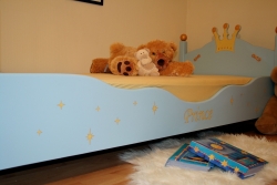 Kinderbett blau Prinz