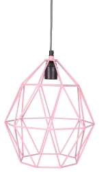 Deckenlampe Diamant rosa