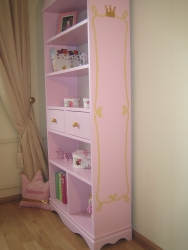 Bücherregal Prinzessin rosa