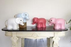 Lampe Elefant rosa