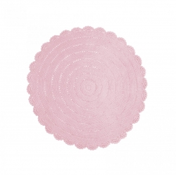 Teppich Hkeloptik rosa