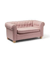 Chesterfield Kindersofa klein rosa