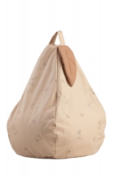 Sitzsack mit Blatt beige