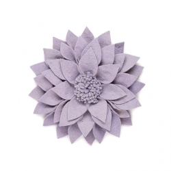 Filz Wanddeko Kuba Blume lila