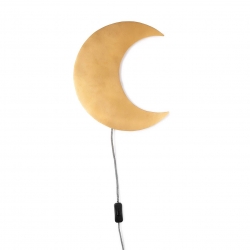 Wandlampe Barbo Mond gold