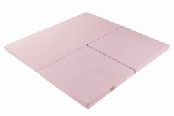 klappbare Spielmatratze Quadrat rosa