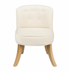 Samt Kindersessel beige