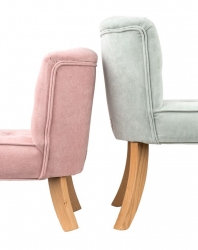 Samt Kindersofa rosa