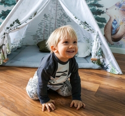 Tipi Nature inkl. Spielmatte und 4 Kissen