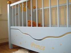 Babybett blau Prinz