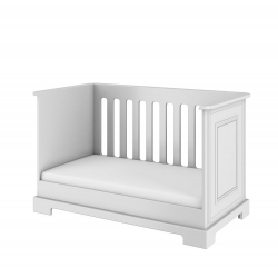 Babybett Ines grau 60x120 cm