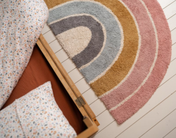 Little Dutch Teppich Regenbogen Pure rosa