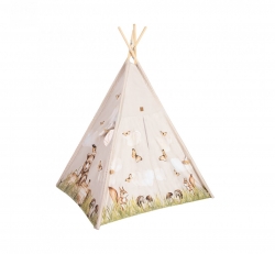 Tipi Br inkl. Spielmatte und 4 Kissen