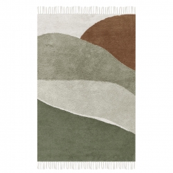 Little Dutch Teppich Horizon olivgrn-braun